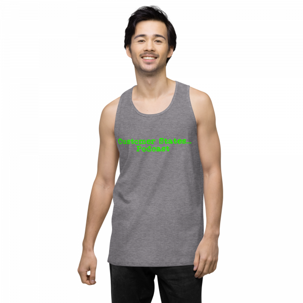 Men’s premium Customer States Podcast tank top - Image 22