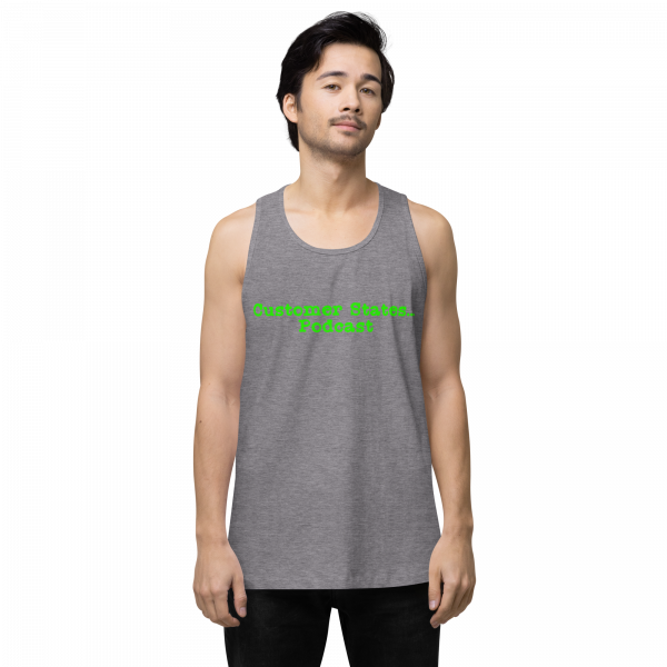 Men’s premium Customer States Podcast tank top - Image 21