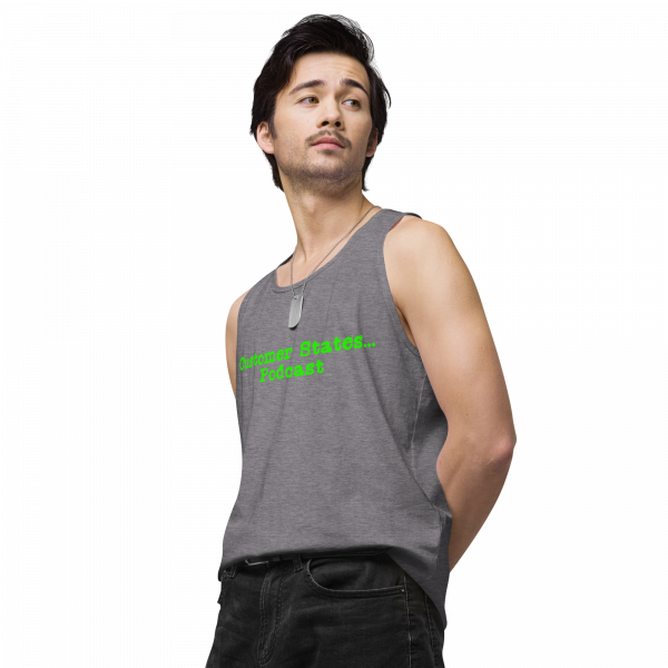 Men’s premium Customer States Podcast tank top - Image 24