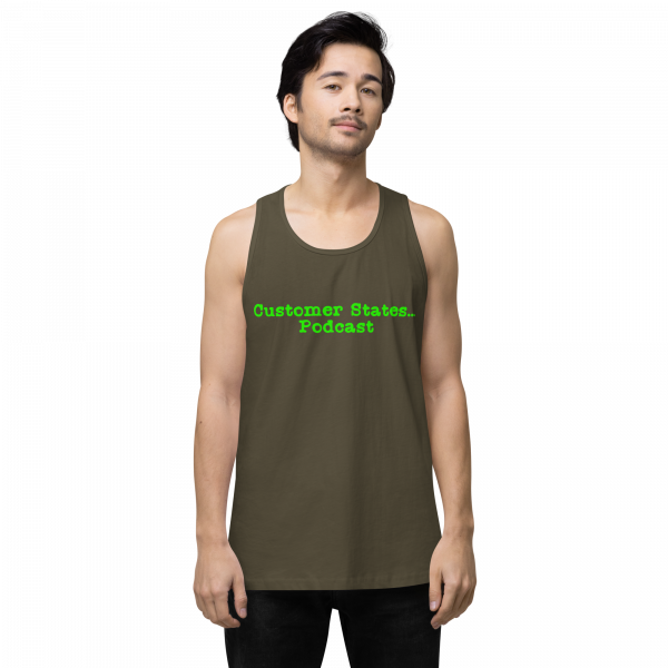 Men’s premium Customer States Podcast tank top - Image 17