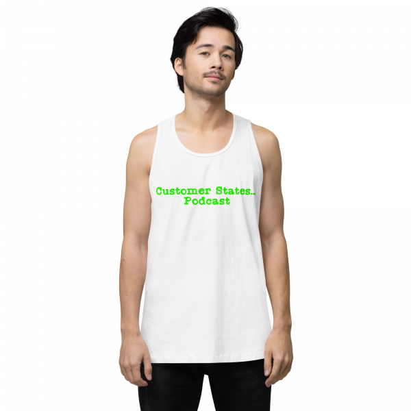 Men’s premium Customer States Podcast tank top - Image 25