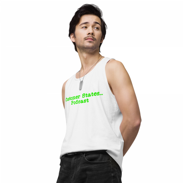 Men’s premium Customer States Podcast tank top - Image 28