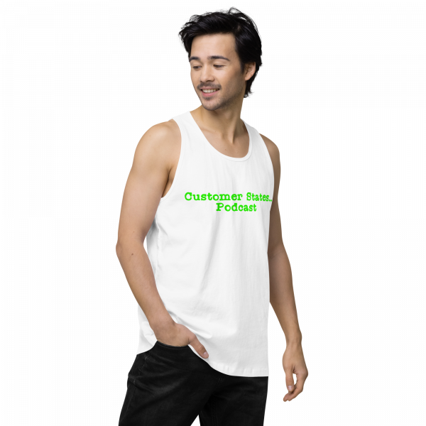 Men’s premium Customer States Podcast tank top - Image 27